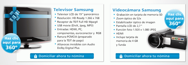 La Caixa - Regalo de TV o Camara Video por Nomina - Foro Domiciliación de Nominas